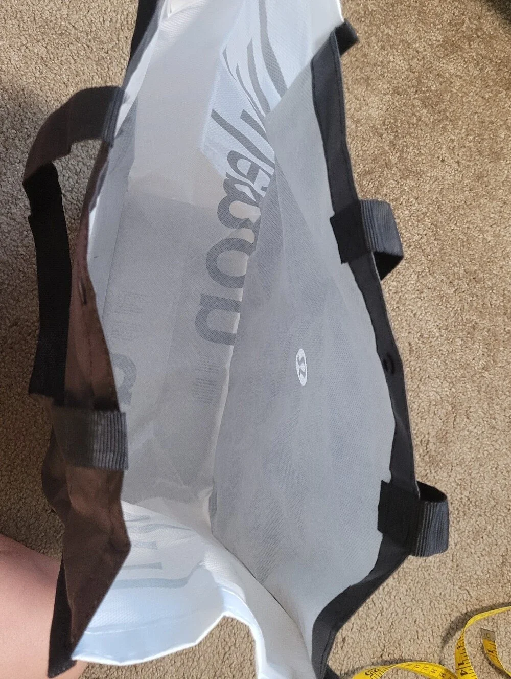 Lululemon Athletica Black ReusableTote Bag
